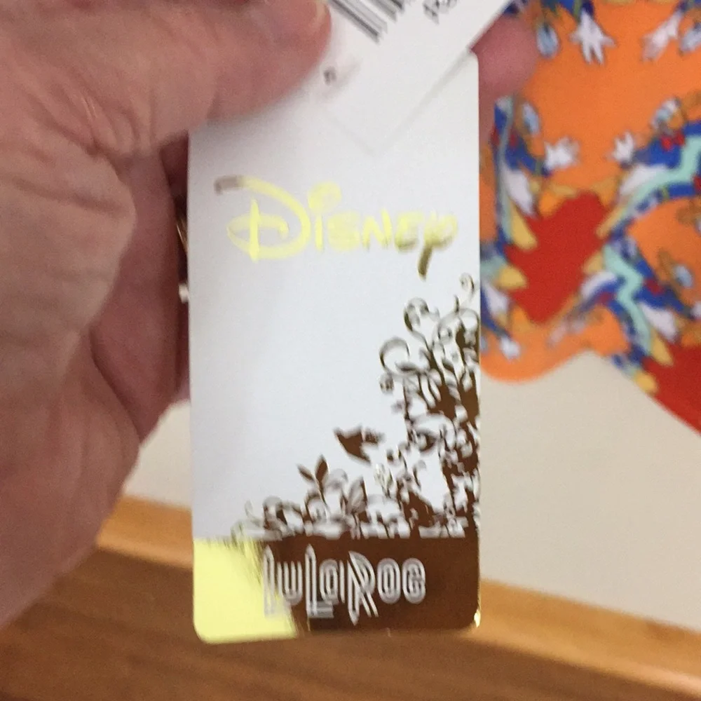 LuLaRoe Disney Donald Duck Randy Unisex Top Size 3XL NWT